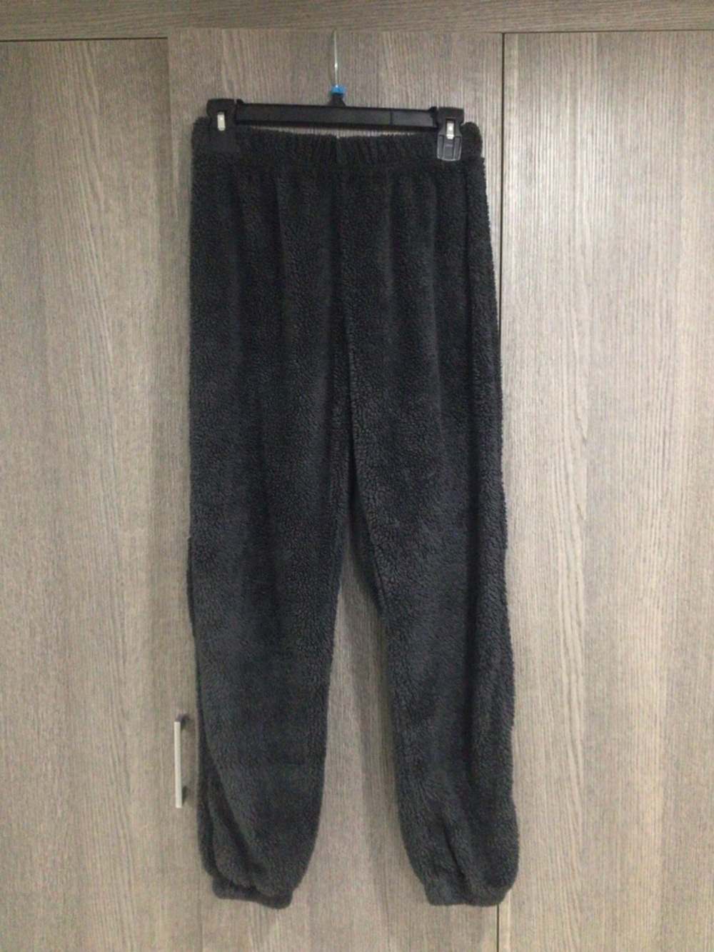 Plush Grey Women's Jogger Pants - Soft Fleece Lounge
